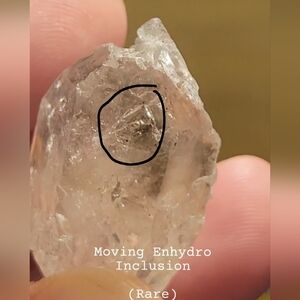 Rare Moving Enhydro Natural Herkimer Diamond Crystal / Gemstone 16.31g